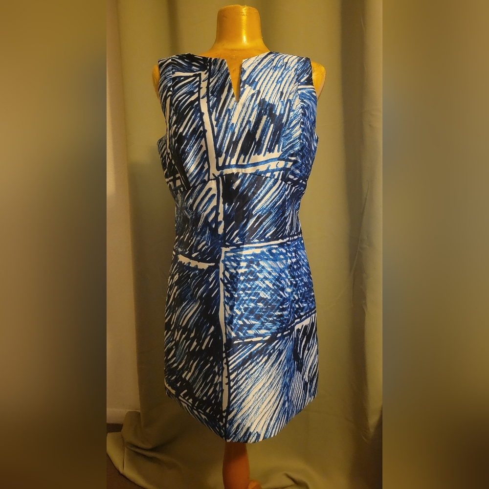 Milly Blue/white Mini Dress